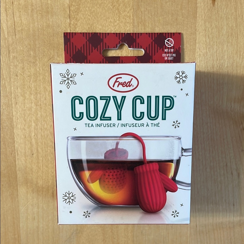 Fred Cozy Cup Mitten Tea Infuser with Free Sloth Tea Infuser